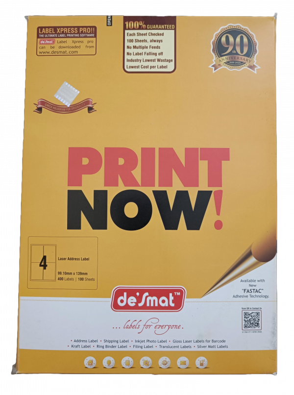 Desmat MPL pre-cut labels